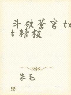 斗破苍穹 txt 精校