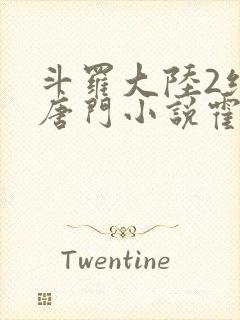 斗罗大陆2绝世唐门小说霍雨浩