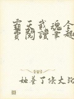 霸天武魂全文免费阅读笔趣阁