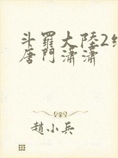 斗罗大陆2绝世唐门潇潇封面