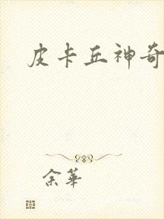 皮卡丘神奇宝贝