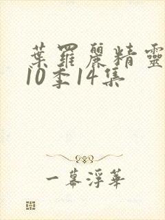 叶罗丽精灵梦第10季14集