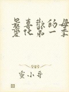 最喜欢的母亲的变化第一季封面