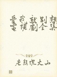 爱我就别想太多电视剧全集免费观看