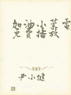 加油小茉电视剧免费播放