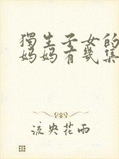 独生子女的婆婆妈妈有几集封面