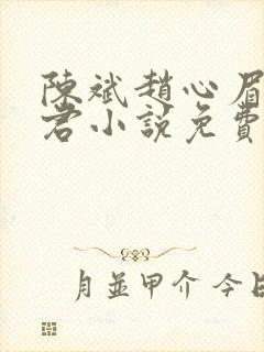 陈斌赵心眉高婉君小说免费阅读