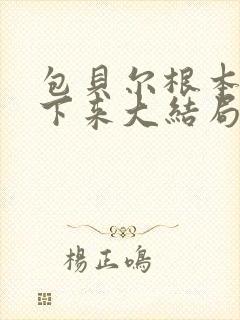 包贝尔根本停不下来大结局