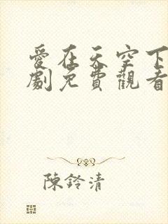 爱在天空下电视剧免费观看全集高清