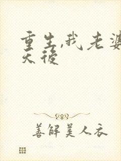 重生,我老婆是天后