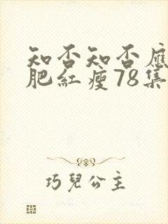 知否知否应是绿肥红瘦78集在线观看封面