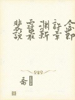 裴霆渊许念笙小说最新章节免费阅读