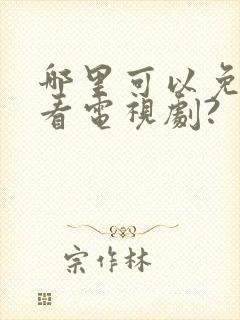 哪里可以免费观看电视剧?封面