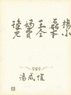 后妈王磊杨晓芬免费全本小说