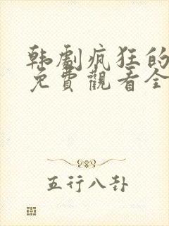 韩剧疯狂的爱情免费观看全集封面