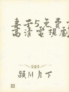 妻子5免费完整高清电视剧在线看