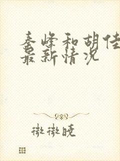 秦峰和胡佳云的最新情况