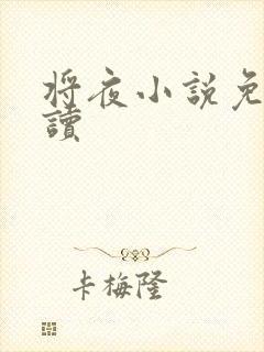 将夜小说免费阅读封面