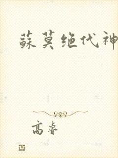 苏莫绝代神主封面