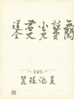 道君小说无弹窗全文免费阅读