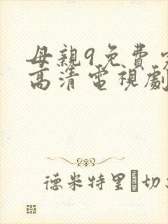 母亲9免费完整高清电视剧封面