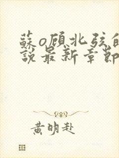 苏o顾北弦的小说最新章节