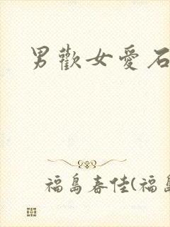 男欢女爱石久封面