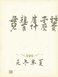 母亲房子转给女儿有什么费用吗封面