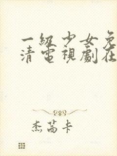 一级少女免费高清电视剧在线观看封面