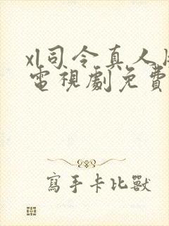 xl司令真人版电视剧免费观看