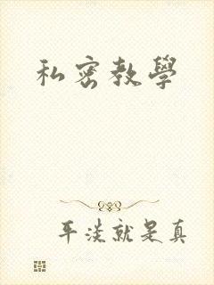 私密教学封面