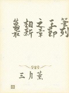 万相之王笔趣阁最新章节列表