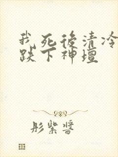 我死后清冷美人跌下神坛封面