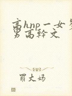 高hnp一女多男高干文