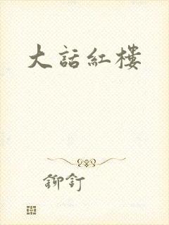 大话红楼封面