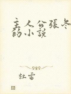 主人公张冬杨翠的小说