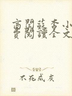 商闫苏杳小说免费阅读全文最新章节