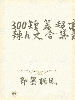 300短篇超高辣h文合集乱