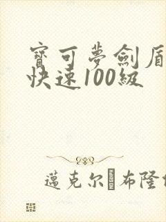 宝可梦剑盾怎么快速100级封面