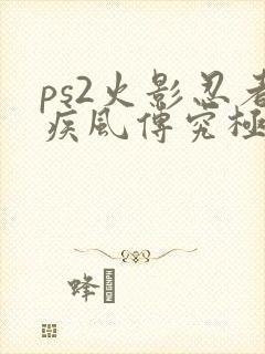 ps2火影忍者疾风传究极觉醒2