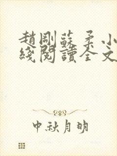 赵刚苏柔小说在线阅读全文最新