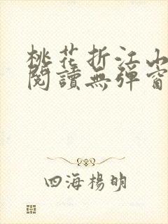 桃花折江山小说阅读无弹窗