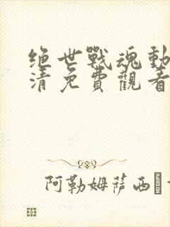 绝世战魂动漫高清免费观看