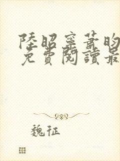 陆昭宁萧昀全文免费阅读最新章节