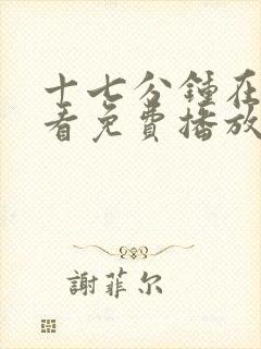 十七分钟在线观看免费播放电视剧封面