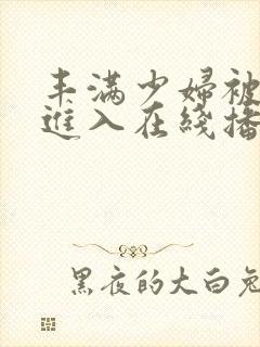 丰满少妇被猛烈进入在线播放黄