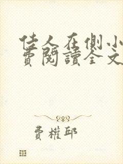 佳人在侧小说免费阅读全文无弹窗