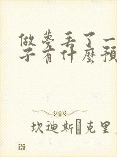 做梦丢了一只鞋子有什么预兆