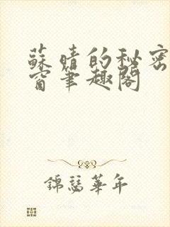 苏晴的秘密无弹窗笔趣阁