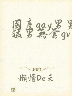 国产gay男男猛男无套gv